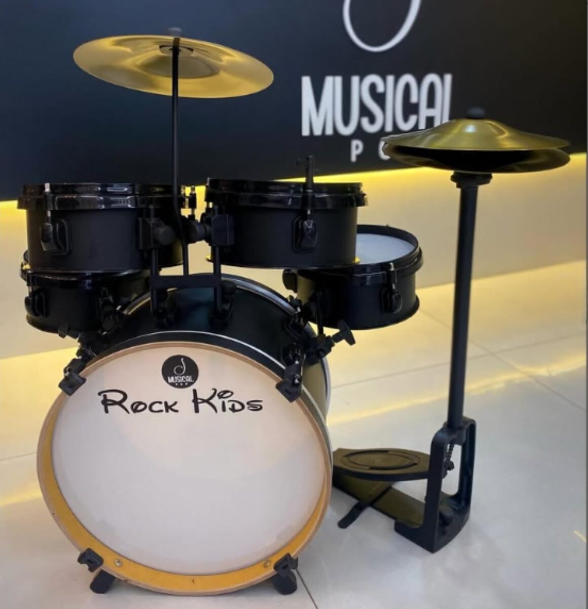 BATERIA KIDS RMV C/ MAQ CHIMBAL PRETA