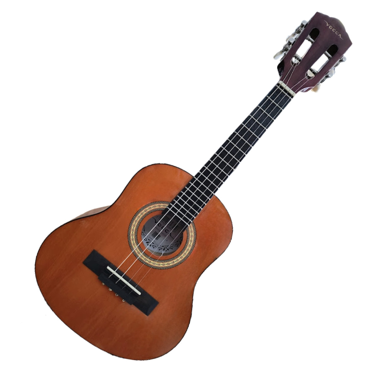 Cavaquinho Vogga Acústico Marrom Natural Vista Frontal
