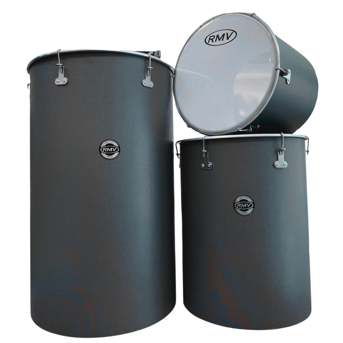 KIT TANTAM, REBOLO E REPIQUE RMV GRAFITE